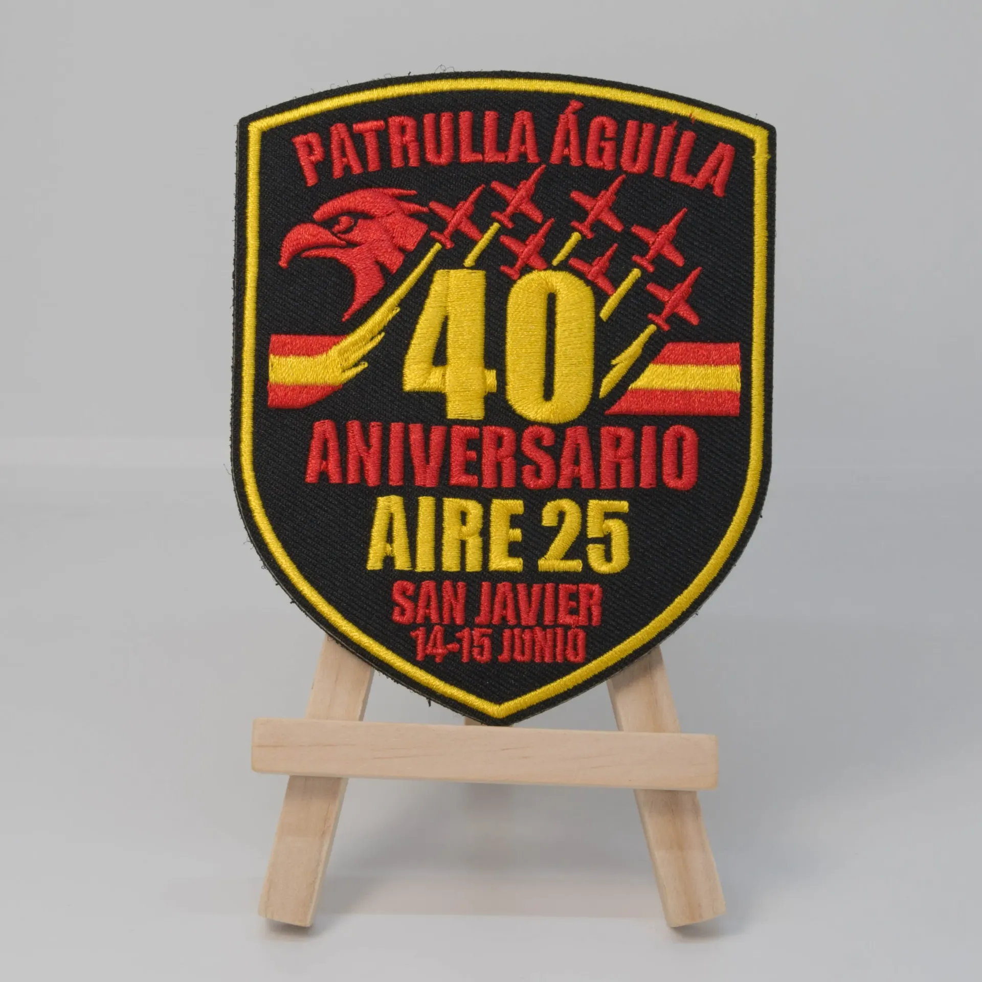 [PB-001] Parche bordado 40 Aniversario Patrulla Águila