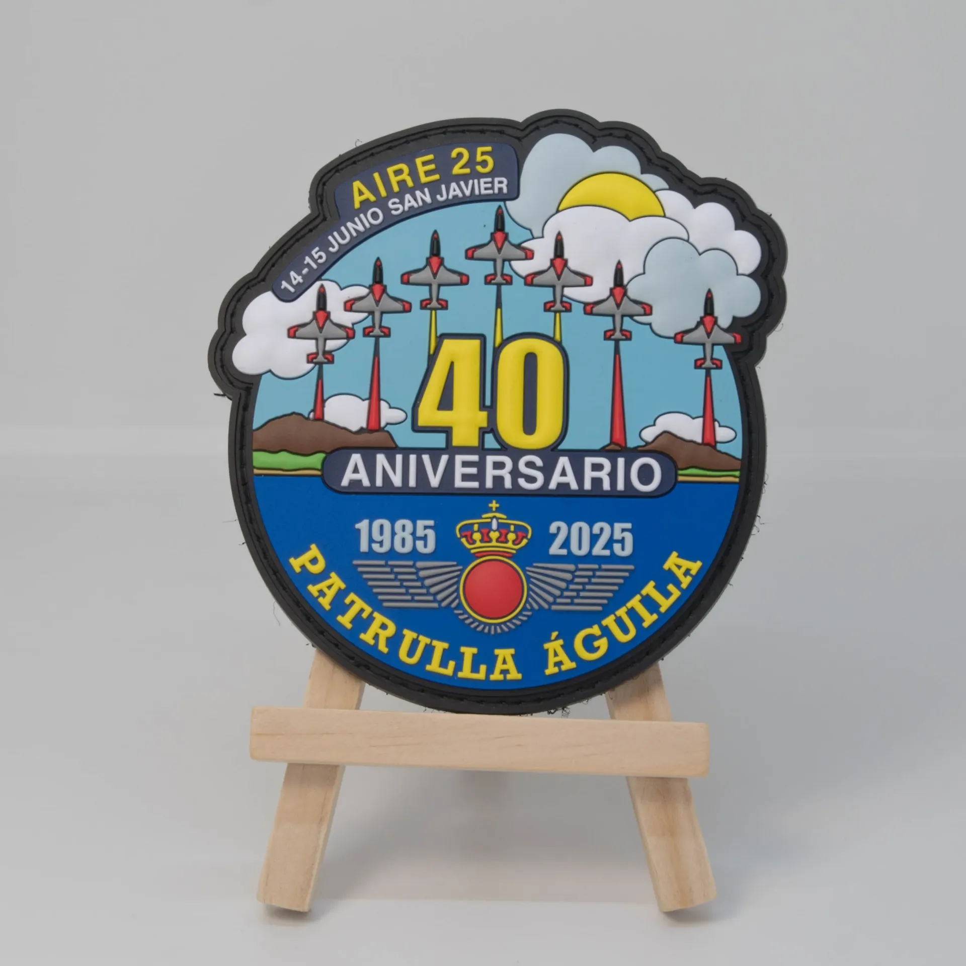 Parche PVC 40 Aniversario Patrulla Águila
